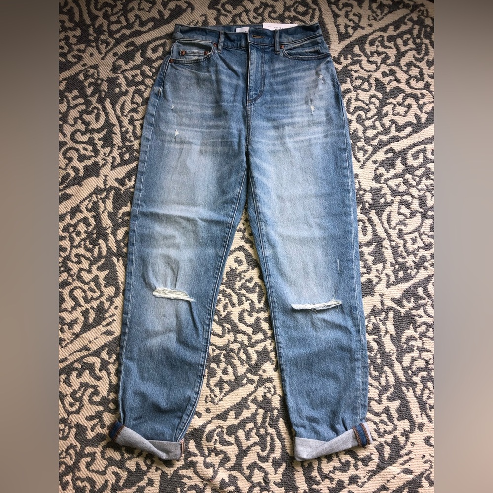 NWT Loft High Waist Boyfriend Jean